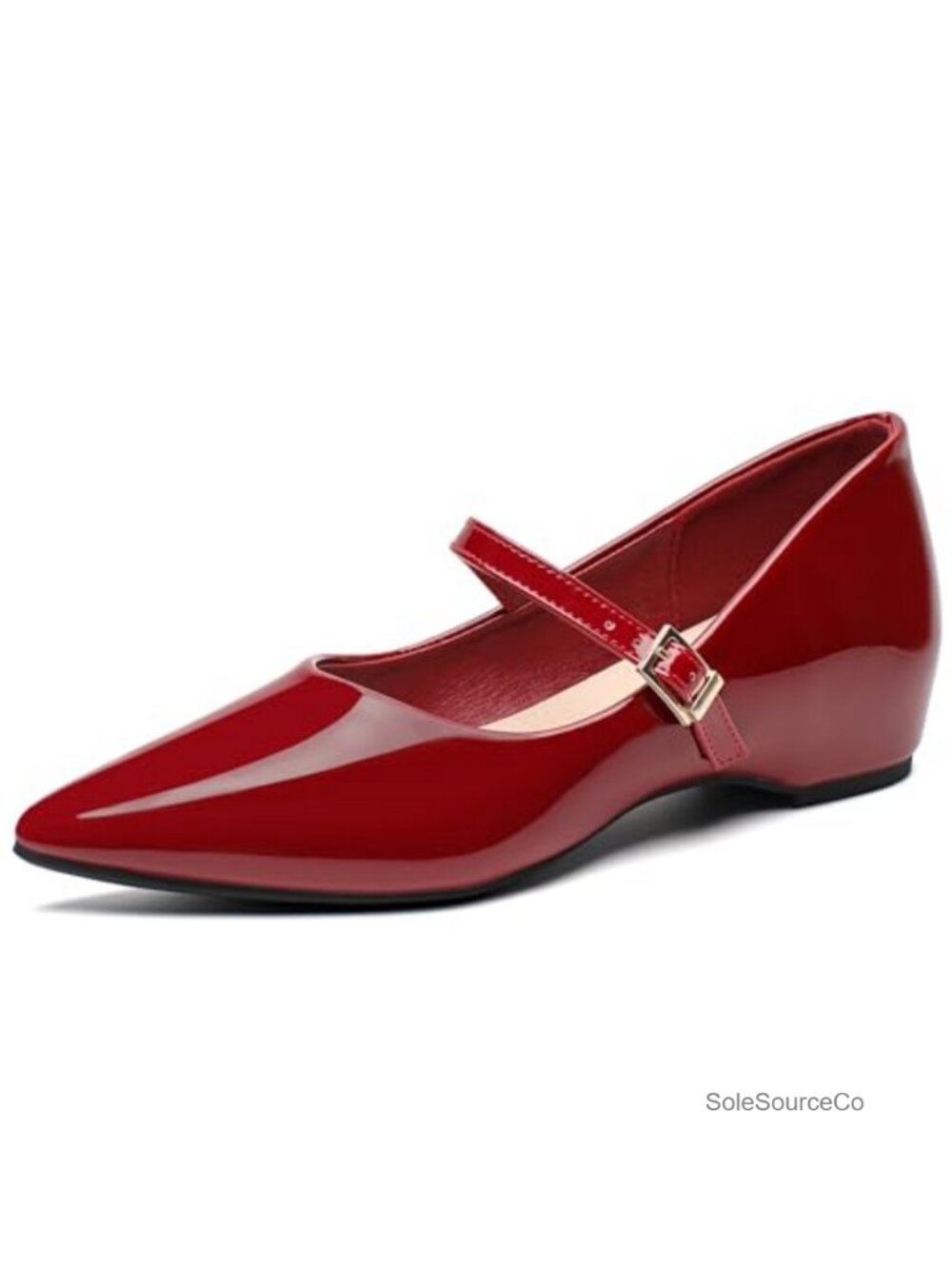 Wedge Heels Closed Toe Comfortable Dress Shoes for Women Low Heel Work Pump